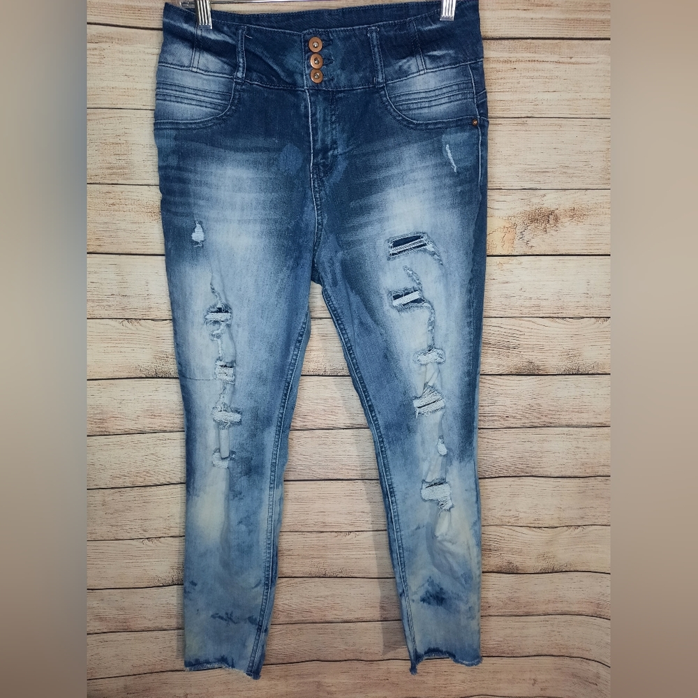 NOBO high rise sculpting skinny cropped jeans